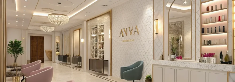 Aavya Salon interior aesthetic