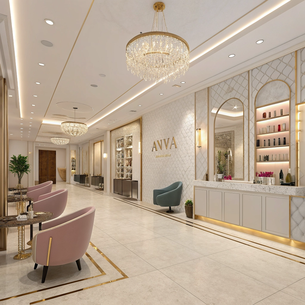 Aavya Luxury Salon Interior