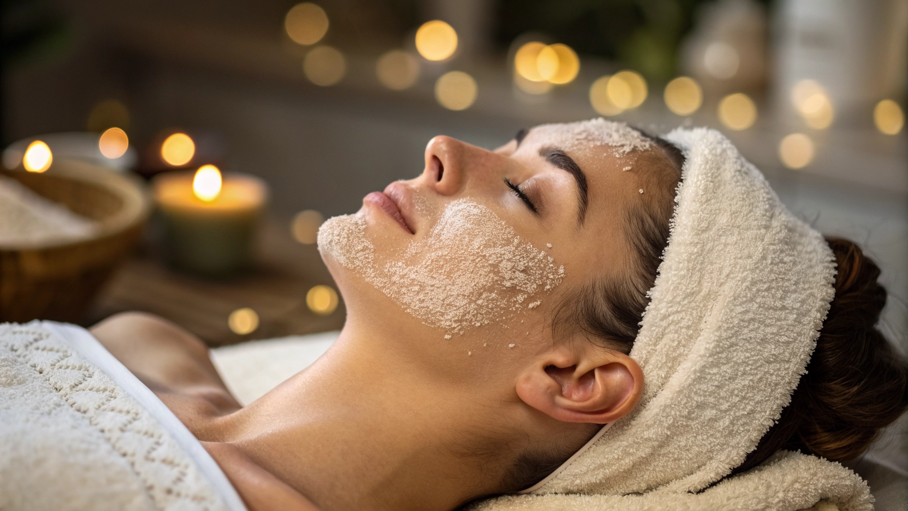 Exfoliating skin with a gentle scrub